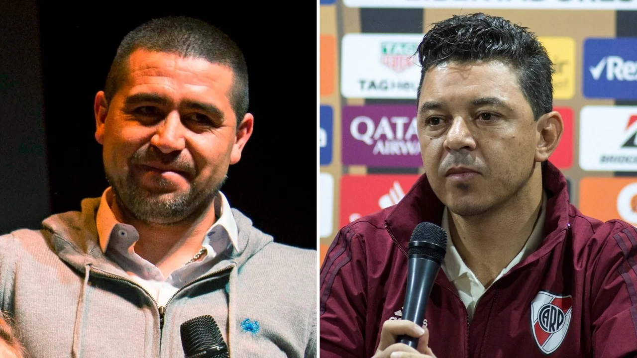Juan Román Riquelme, Marcelo Gallardo, Boca, River, Superclásico, fútbol argentino, deportes