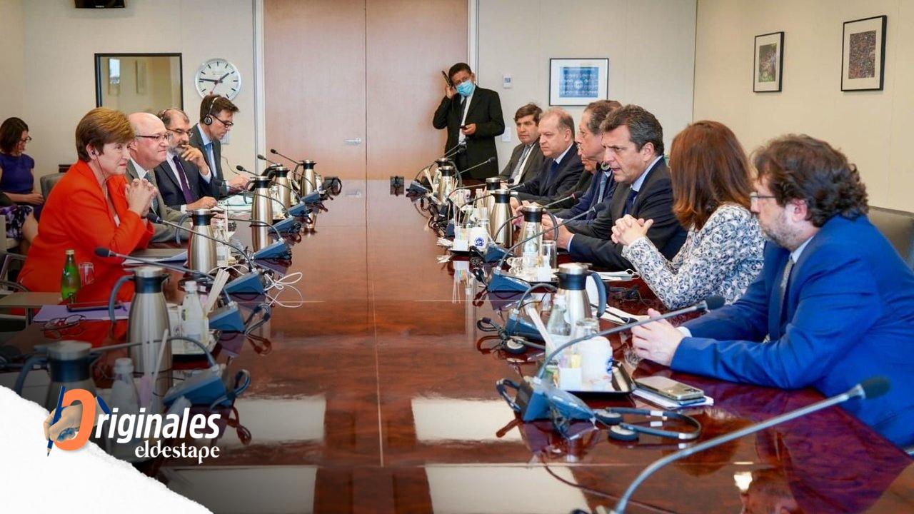 Sergio Massa, FMI; Georgieva