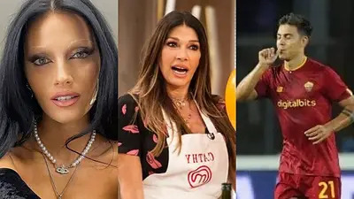 Oriana Sabatini, Catherine Fulop y Paulo Dybala Oriana Sabatini, Catherine Fulop y Paulo Dybala