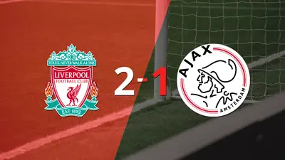Victoria de Liverpool sobre Ajax por 2-1 Victoria de Liverpool sobre Ajax por 2-1
