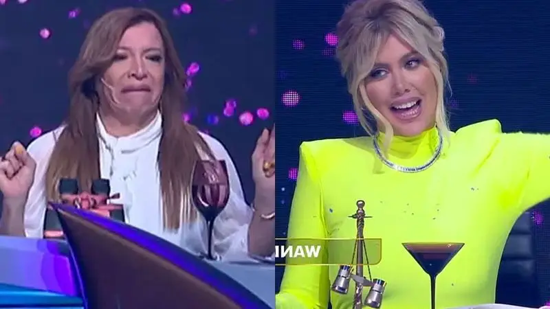 Lizy Tagliani humilla a Wanda Nara en Quién es la Máscara, por Telefe