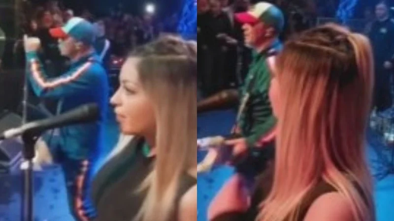 Pablito Lescano enojado frenó su show por un problema técnico 
