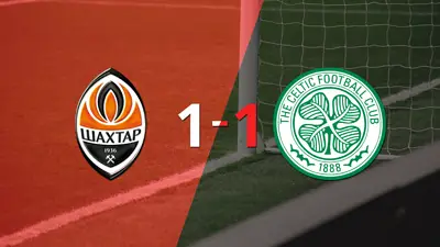 Shakhtar Donetsk logró sacar el empate de local frente a Celtic Shakhtar Donetsk logró sacar el empate de local frente a Celtic