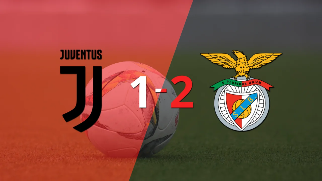 Benfica gana de visitante 2-1 a Juventus