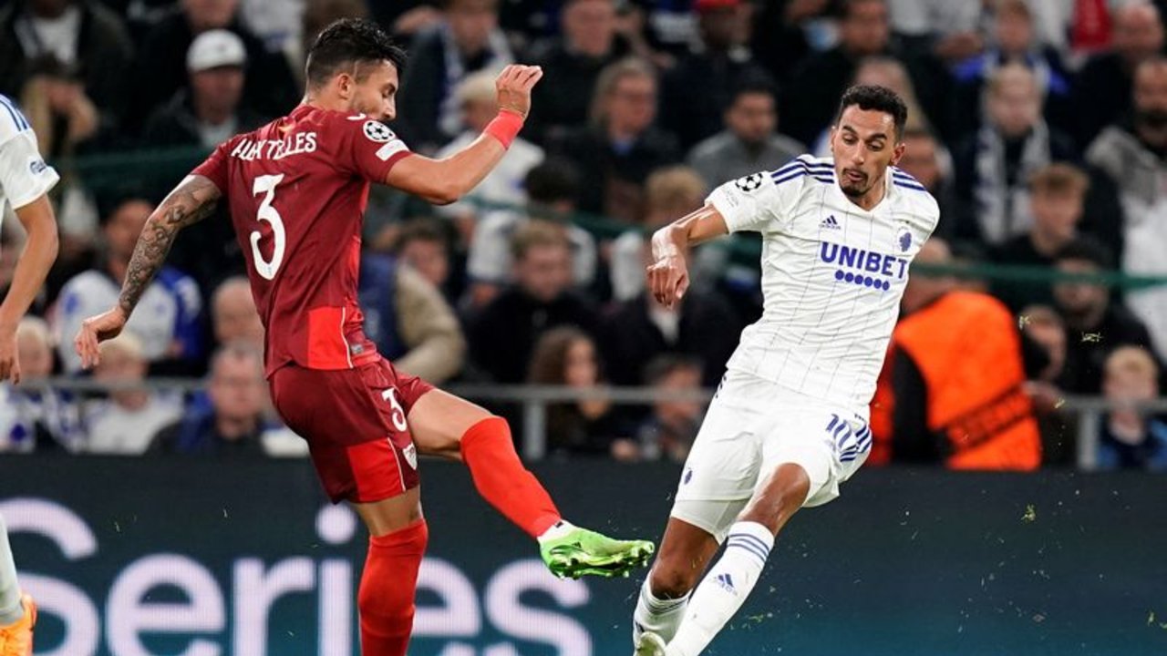 El Sevilla empata sin goles con el FC Copenhague en la Liga de Campeones