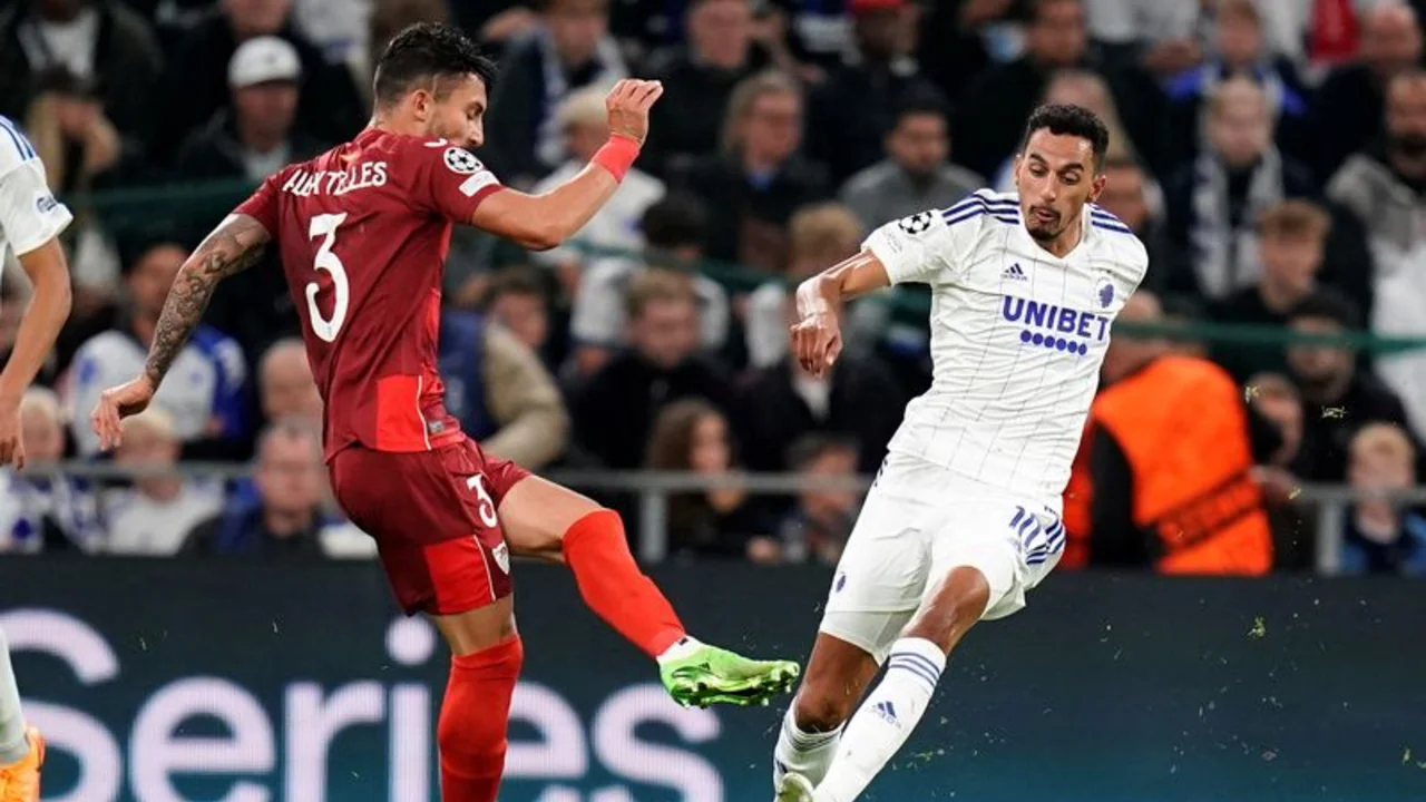 El Sevilla empata sin goles con el FC Copenhague en la Liga de Campeones