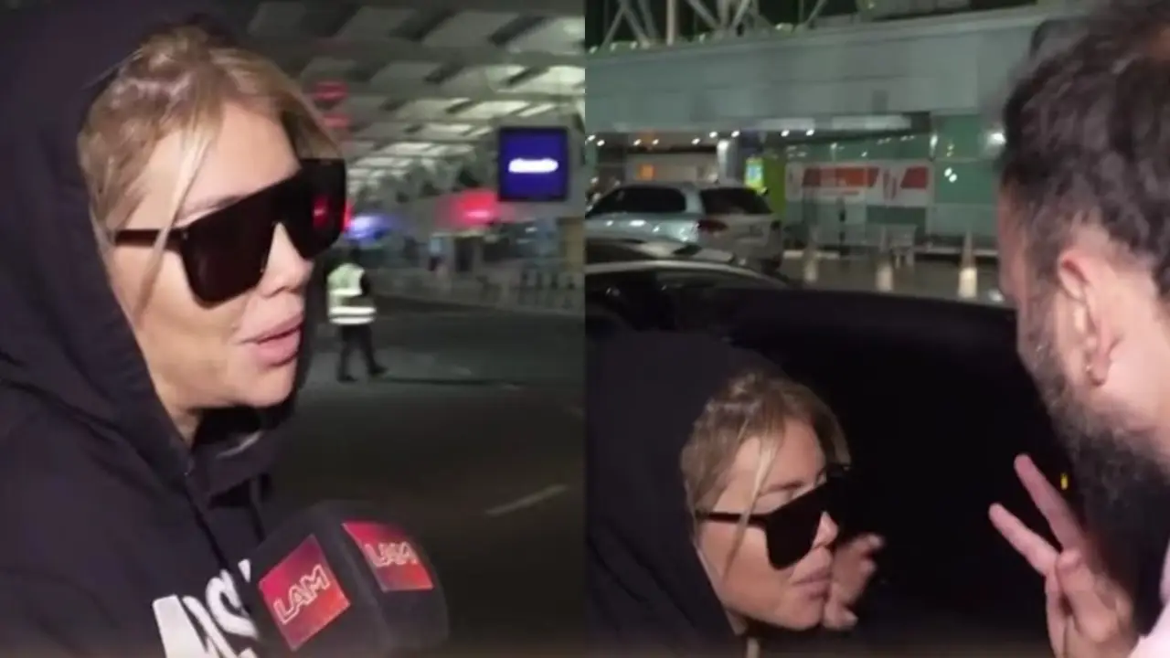 Wanda Nara móvil de LAM.