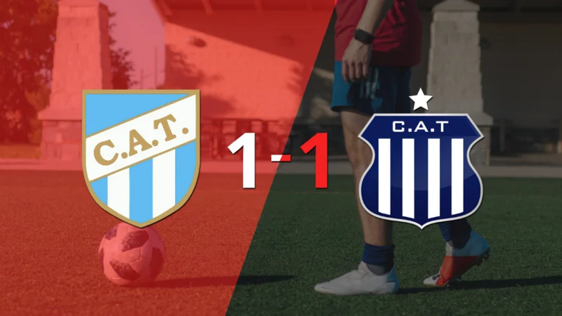 Atlético Tucumán y Talleres se reparten los puntos y empatan 1-1
