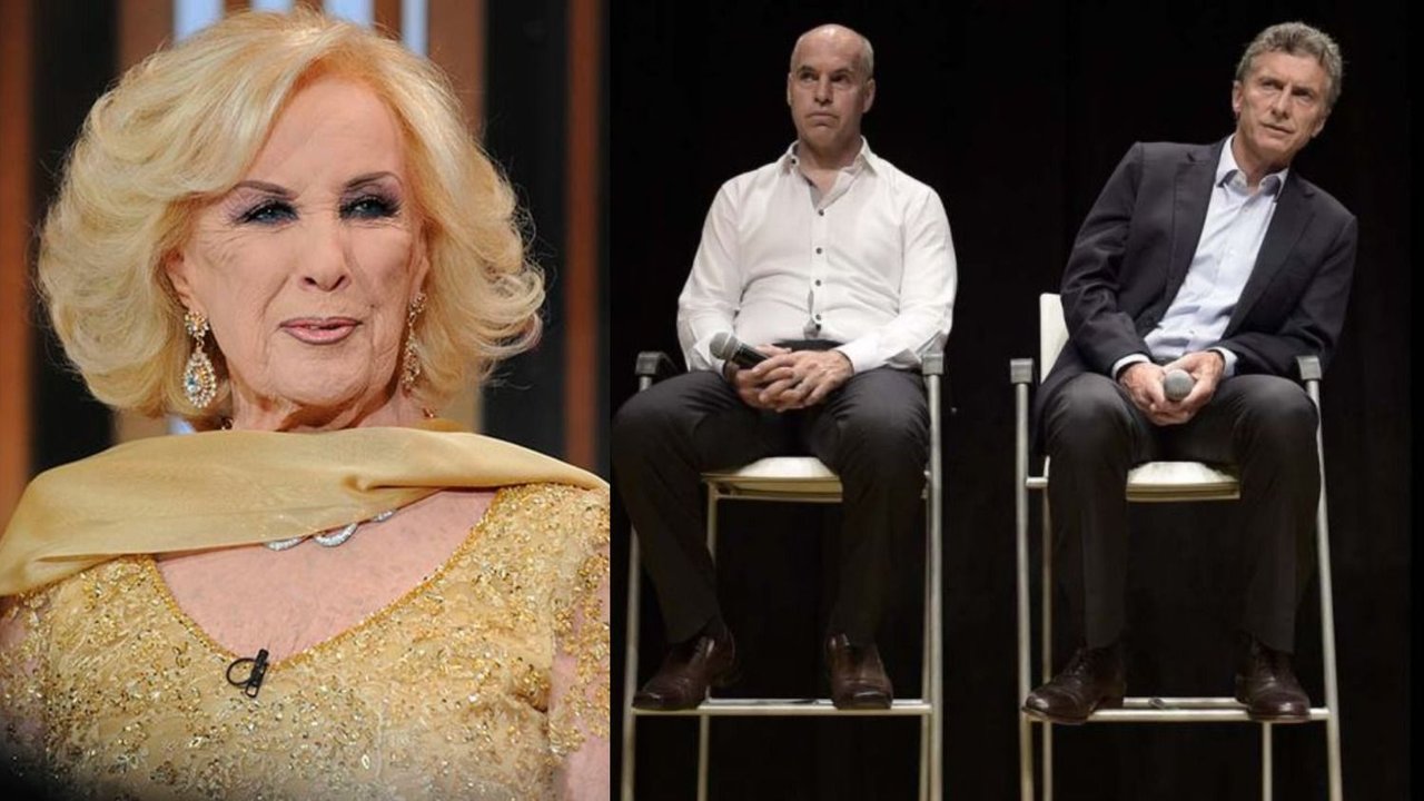 Mirtha Legrand Mauricio Macri Horacio Rodríguez Larreta