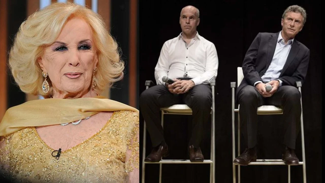Mirtha Legrand Mauricio Macri Horacio Rodríguez Larreta