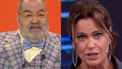 Jorge Lanata y Karina Mazzocco peleados. Jorge Lanata y Karina Mazzocco peleados.