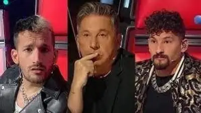Mau Montaner, Ricardo Montaner y Ricky Montaner en La Voz Argentina Mau Montaner, Ricardo Montaner y Ricky Montaner en La Voz Argentina