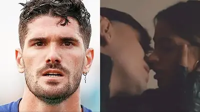 Tini Stoessel, Rodrigo De Paul y Tiago PSK Tini Stoessel, Rodrigo De Paul y Tiago PSK