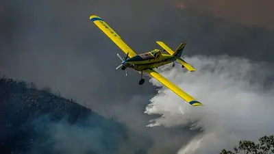 Incendios forestales: detienen focos activos cerca de Villa Cura Brochero Incendios forestales: detienen focos activos cerca de Villa Cura Brochero