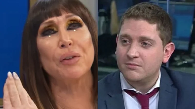 Moria Casán. Jonatan Viale