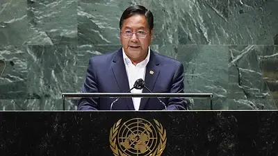 El presidente de Bolivia pidió por la paz mundial en la ONU El presidente de Bolivia pidió por la paz mundial en la ONU