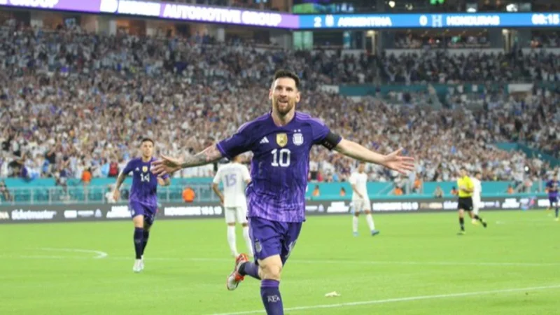 Con un Messi extraordinario, Argentina goleó a Honduras en Miami
