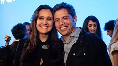 Axel Kicillof y Soledad Quereilhac. Axel Kicillof y Soledad Quereilhac.