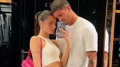 Tini Stoessel y Rodrigo De Paul. Tini Stoessel y Rodrigo De Paul.
