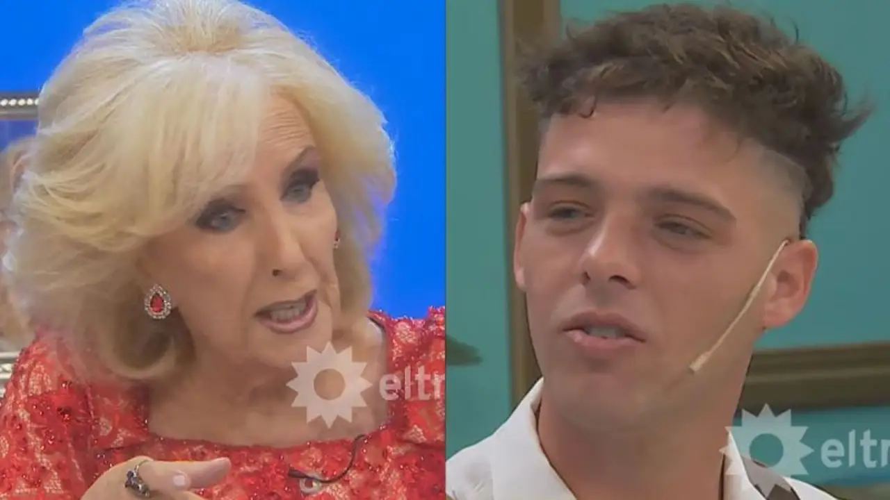 Santi Maratea casi escupe la comida en la mesa de Mirtha Legrand, por El Trece