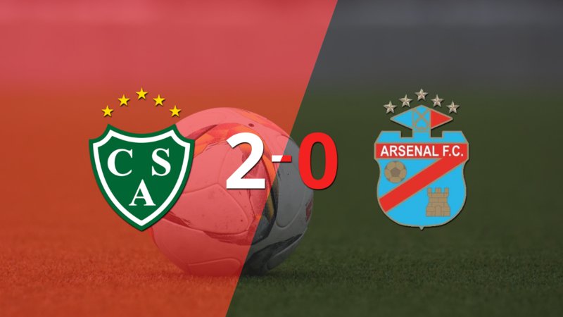 Derrota de Arsenal por 2-0 en su visita a Sarmiento