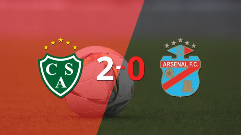 Derrota de Arsenal por 2-0 en su visita a Sarmiento