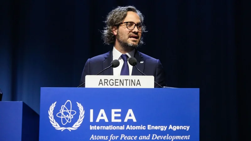 Santiago Cafiero en la OIEA.