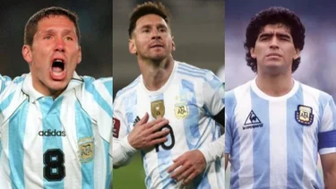 Los jugadores con más presencias en la Selección Argentina