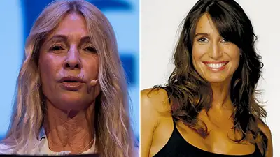 Cris Morena y Romina Yan. Cris Morena y Romina Yan.