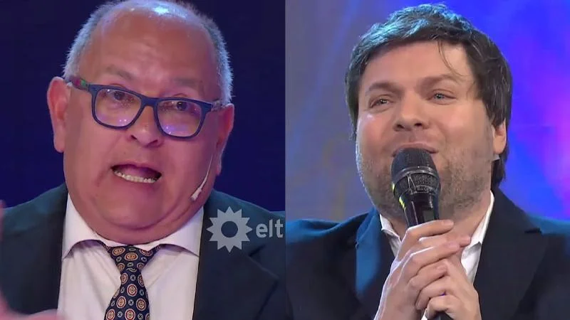 Guido Kaczka se rie de un participante de Los 8 Escalones