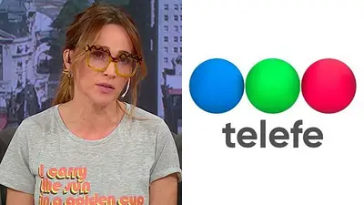Vero Lozano y Telefe. Vero Lozano y Telefe.