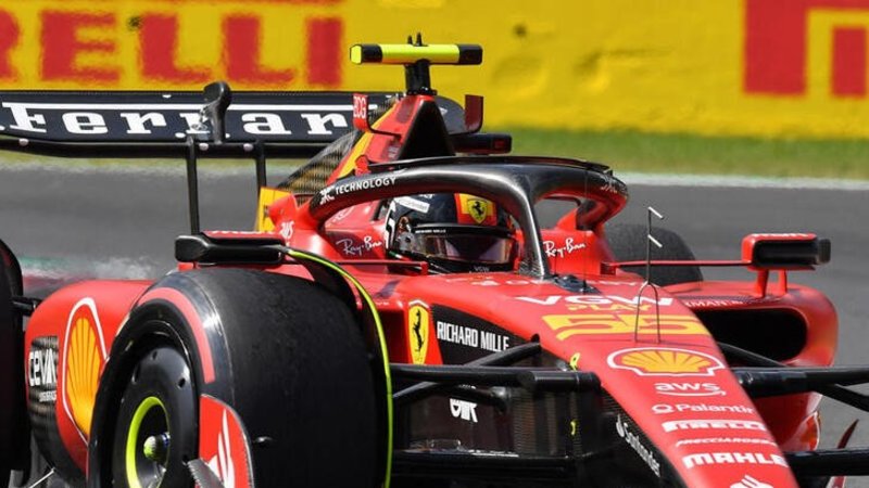 Sainz vuelve a ser el más rápido con Ferrari en los últimos entrenamientos para el GP de Monza