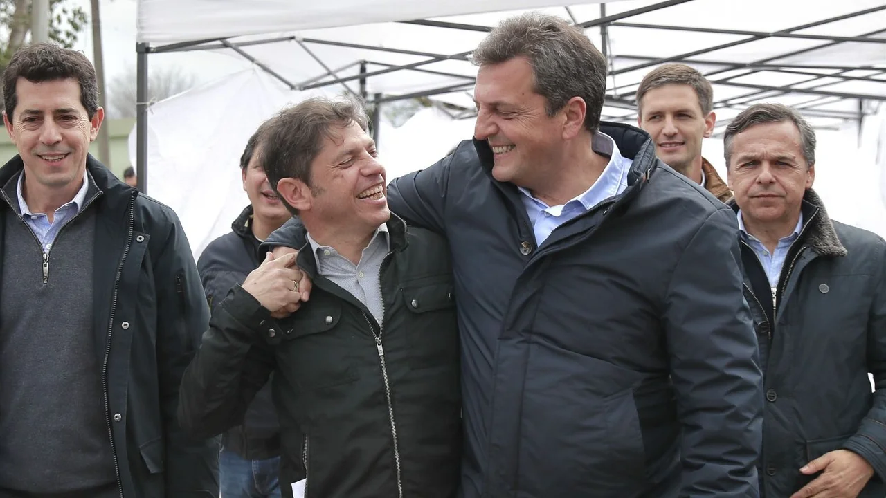 Sergio Massa y Axel Kicillof