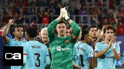 El Barça encadena tres victorias consecutivas con un gol 'in extremis' frente a Osasuna El Barça encadena tres victorias consecutivas con un gol 'in extremis' frente a Osasuna