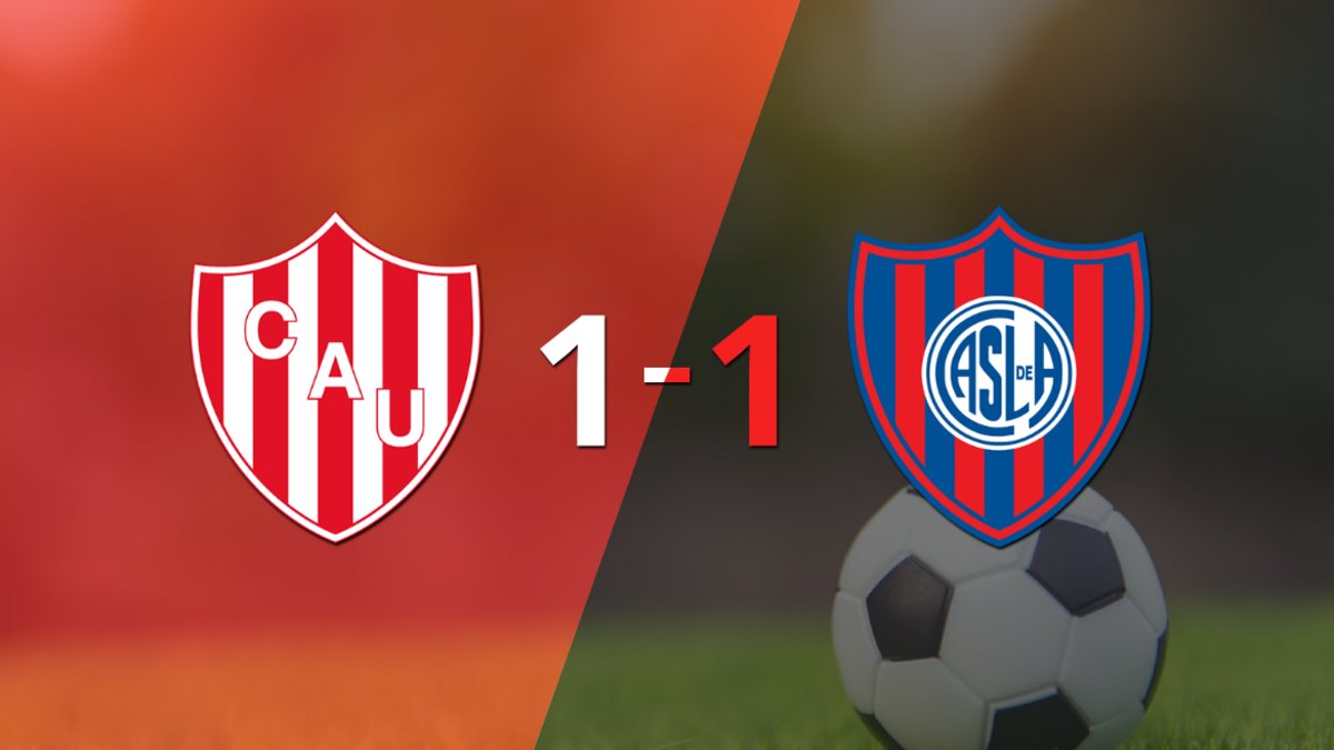 Empate a uno entre Unión y San Lorenzo | El Destape
