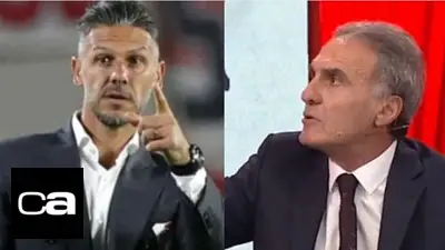 Oscar Ruggeri, Martín Demichelis, River, televisión, ESPN F90, deportes Oscar Ruggeri, Martín Demichelis, River, televisión, ESPN F90, deportes