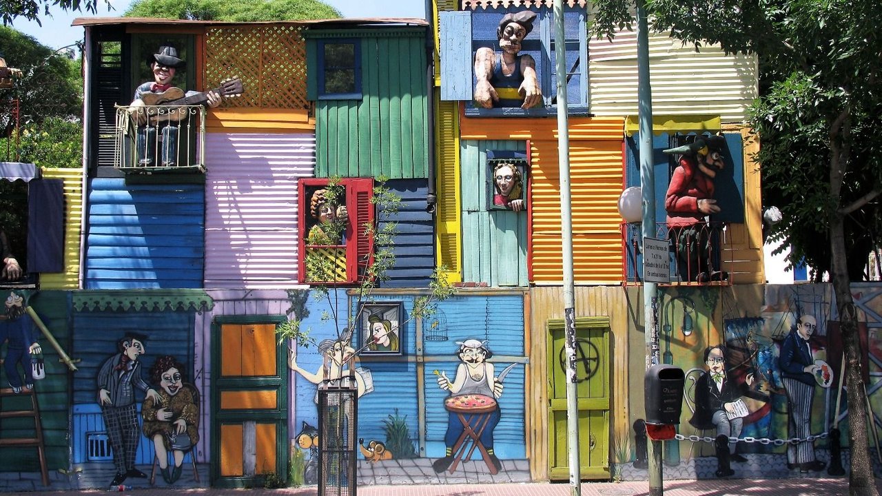 Conventillo típico del barrio de La Boca 
