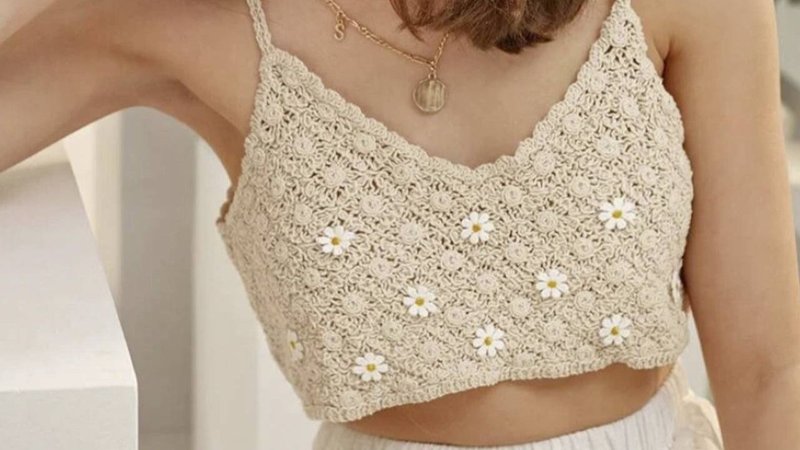 Top de crochet