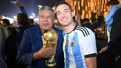 Selección Argentina, Lionel Scaloni, Claudio Chiqui Tapia Selección Argentina, Lionel Scaloni, Claudio Chiqui Tapia