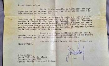 La carta de Perón que se vende en Facebook: "La encontré entre mensajes de amor" | Historias de vida