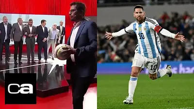 Sebastián "Pollo" Vignolo ESPN F90 Lionel Messi Sebastián "Pollo" Vignolo ESPN F90 Lionel Messi