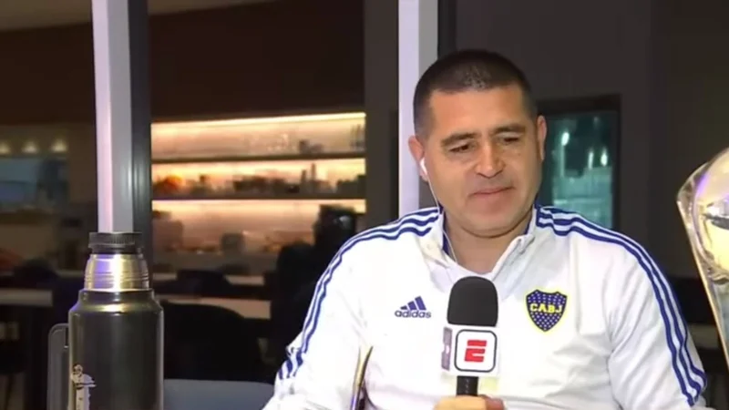 Juan Román Riquelme, Boca, televisión, ESPN, Frank Fabra, deportes