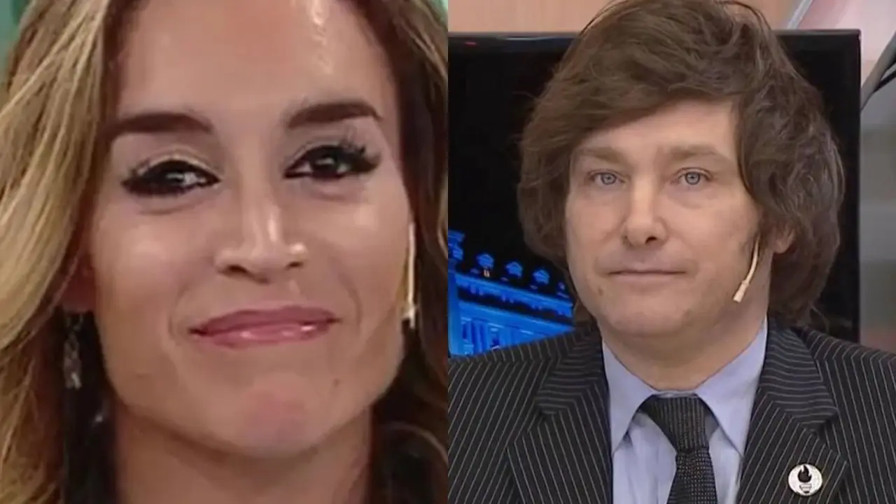 Fátima Florez y Javier Milei en el programa de Mirtha Legrand