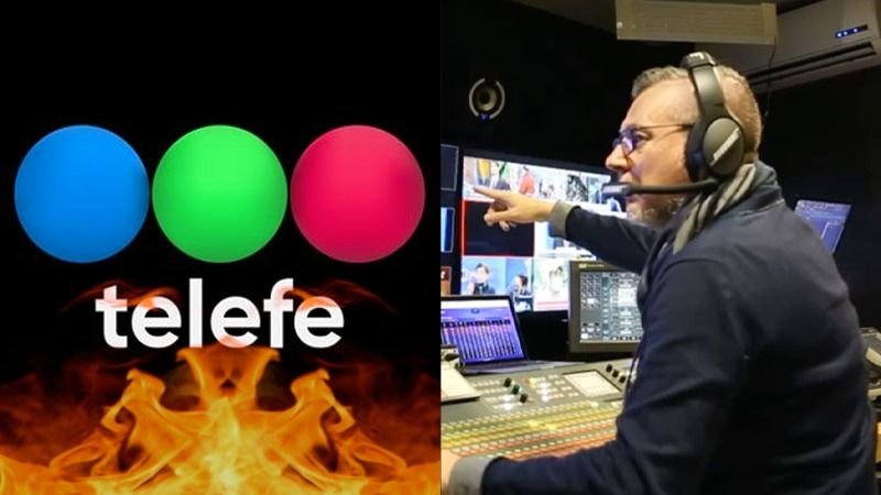 Telefe levanta un programa del canal, estudio de TV