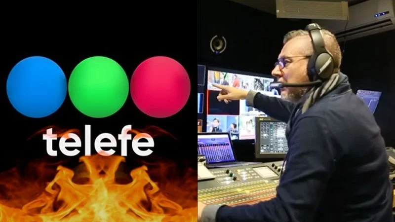 Telefe levanta un programa del canal, estudio de TV