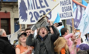 La peligrosa demostración de Milei y sus militantes  | Elecciones 2023