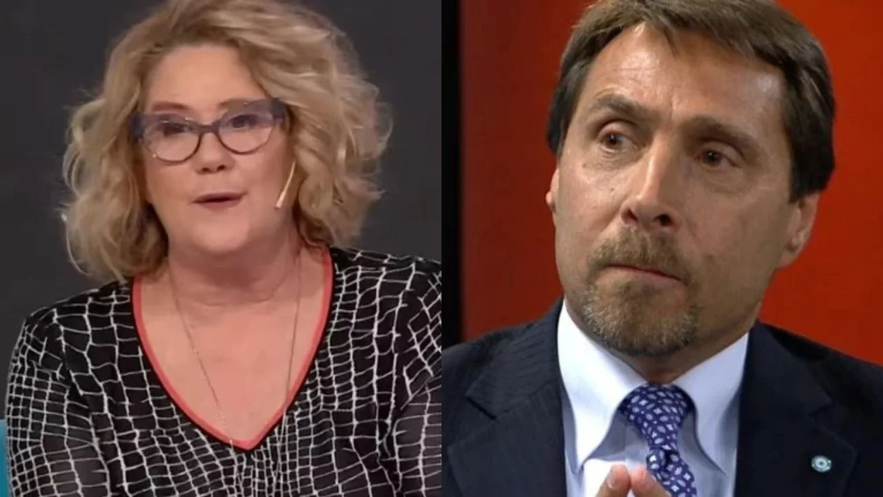Verónica Llinás y Eduardo Feinmann