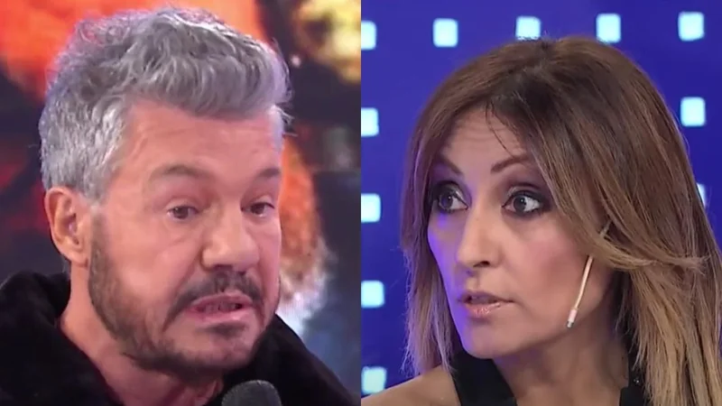 Marcelo Tinelli. Marcela Tauro