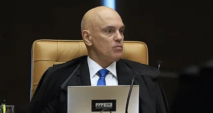 Presidente del Supremo Tribunal Federal (Corte Suprema), Alexandre de Moraes, a cargo de la investigación del intento de golpe de Estado del 8 de enero de 2023.