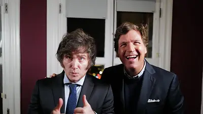 Javier Milei, La Libertad Avanza, Tucker Carlson Javier Milei, La Libertad Avanza, Tucker Carlson